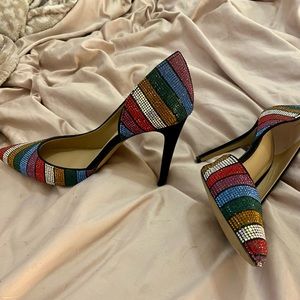 INC Luxury Studded Stoned Stiletto 8.5